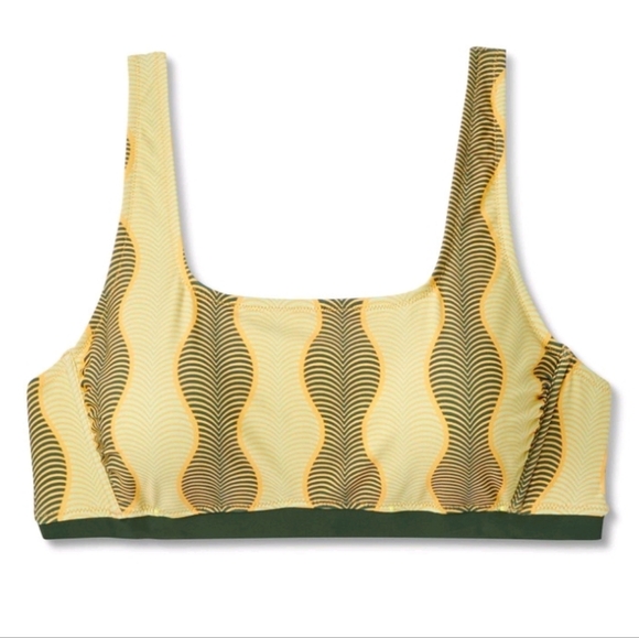 Fe Noel x Target Women's Mirco Waves Print Bralette Bikini Top - Picture 3 of 15